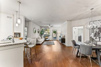 Dining and kitchen
